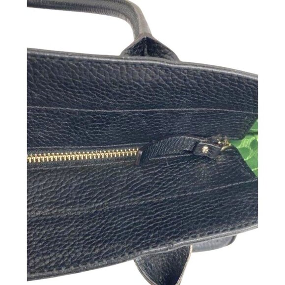 Kate Spade New York Black Pebbled‎ Leather Tote Bag - Picture 8 of 12